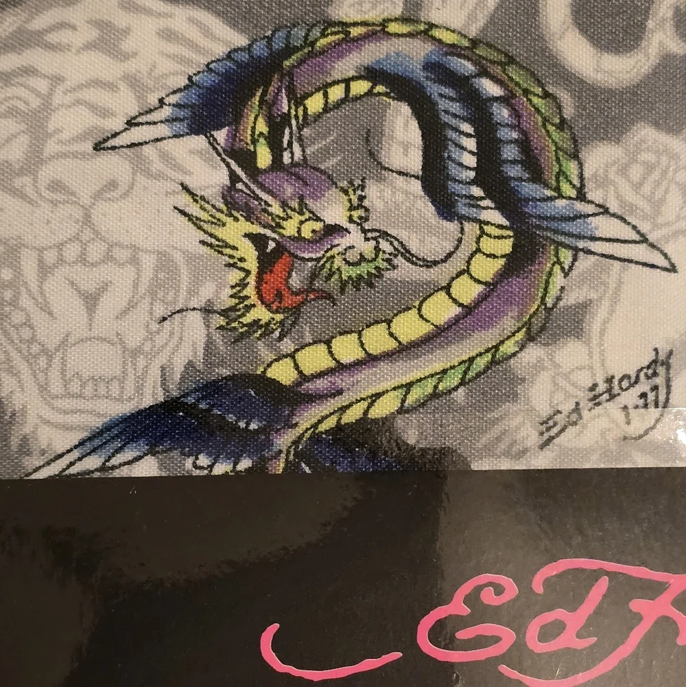 🐉Ed Hardy 6 Piece Dragon Tattoo King Sheet Set